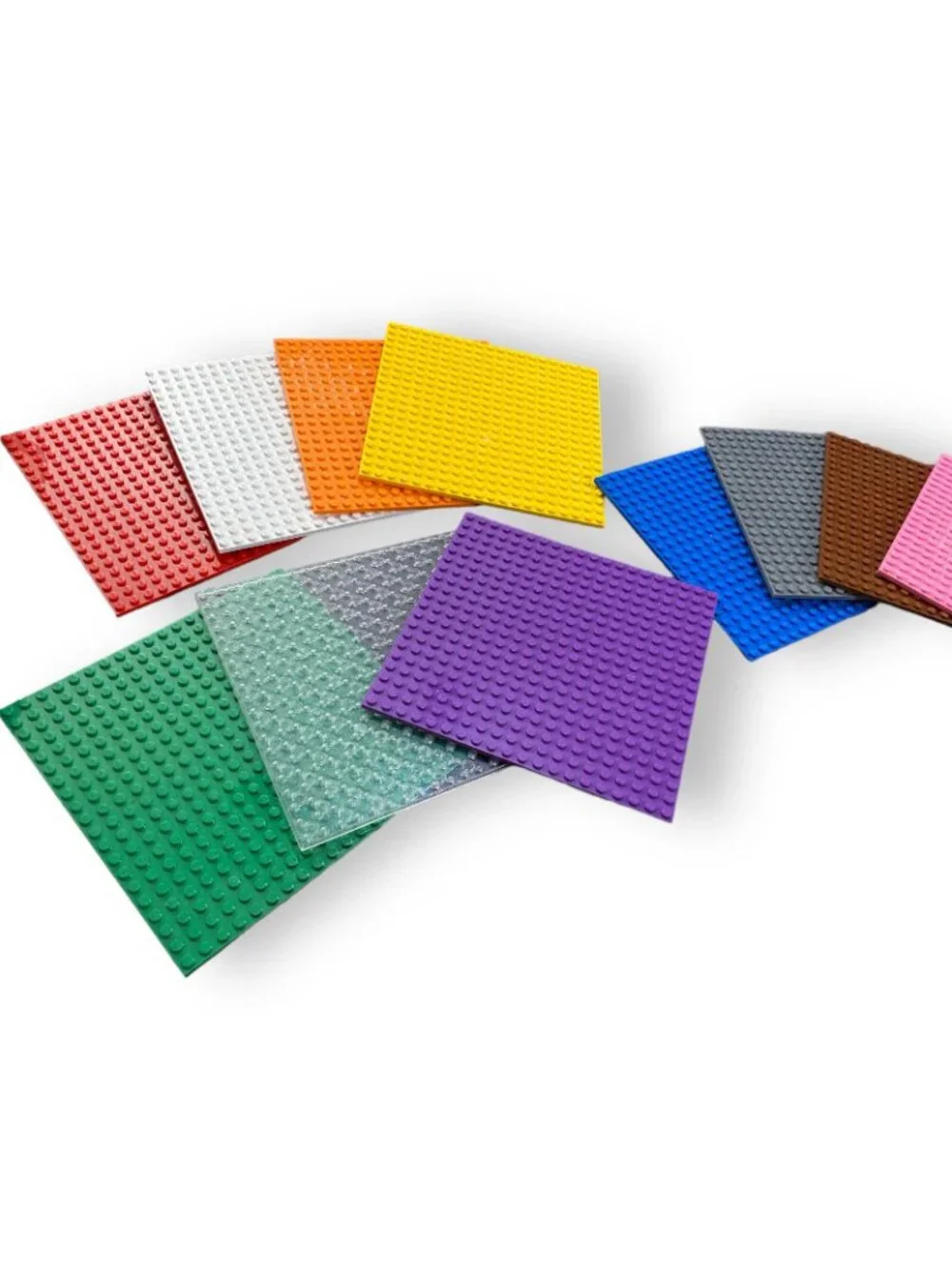 Strictly Briks Baseplates Lot Of 11 20x20 Pegs 6.5” Building Blocks Bricks
